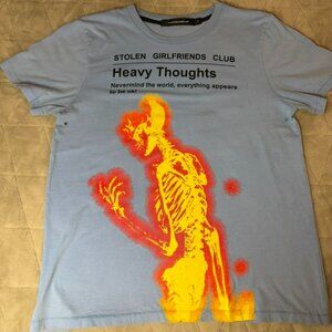 Stolen Girlfriends Club - Blue "Heavy Thoughts" T-shirt